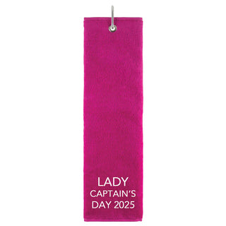 Lady Captain's Day 2025 Tri Fold Golf Towel