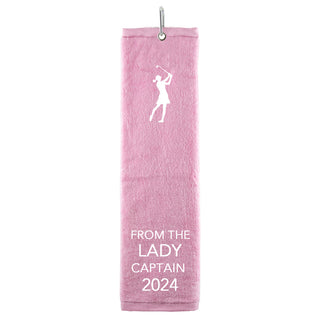 From the Lady Captain 2024 Tri Fold Golf Towel