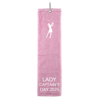 Lady Captain's Day 2025 Tri Fold Golf Towel