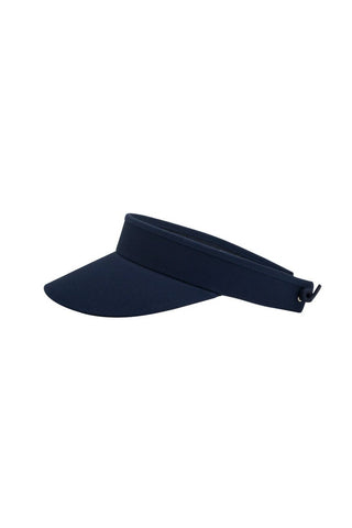 Telephone Wire Ladies Golf Visor with Ball Marker -  Navy