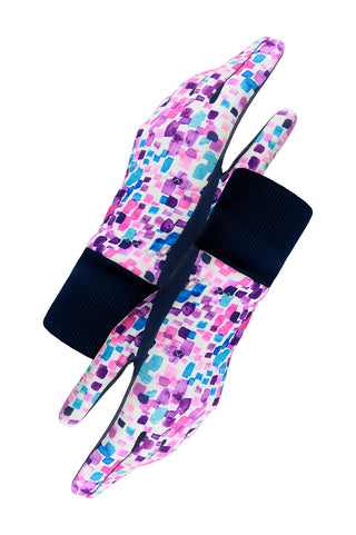 Fleece Lined Polar Stretch Winter Golf Gloves - Pixel Partee