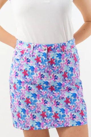 Pure Golf Clarity Print Skort- Watercolour Daydream