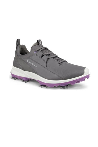 Ecco Golf Biom Tour Lace Waterproof Ladies Golf Shoes - Steel