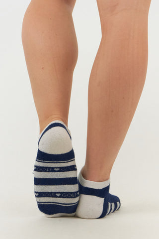 Pure Ladies 2 Pair Pack Of Trainer Golf Socks- Navy