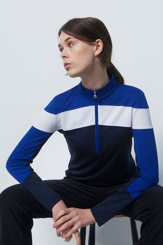 Daily Sports Calais Long Sleeve Half Neck - Spectrum Blue