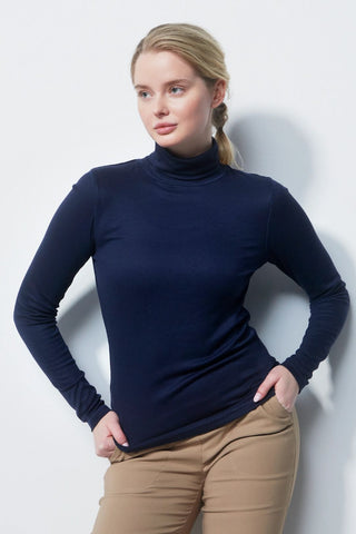 Daily Sports Ancona Long Sleeve Roll Neck - Navy