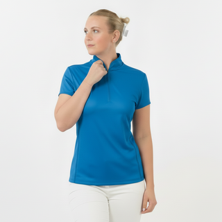 Pure Golf Ladies Holly Cap Sleeve Polo Shirt - Feather
