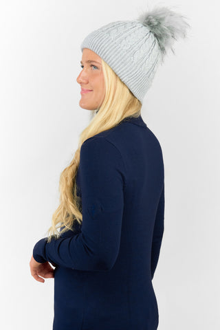 Surprizeshop Ladies Waterproof Bobble Ladies Golf Hat - Grey