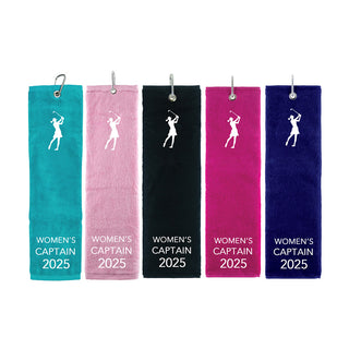 Women's Captain 2025 Own Use Tri Fold Golf Towel