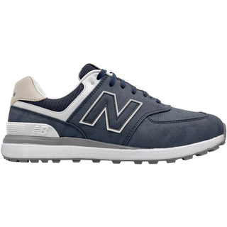 New Balance Womens Golf Shoes - 574 Greens V2 - Spikeless Navy/White