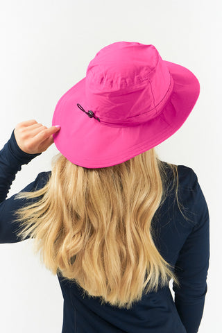 Ladies Golf Waterproof Rain Hat- Pink