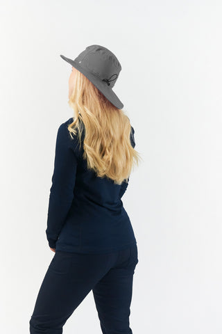 Ladies Golf Waterproof Rain Hat - Grey