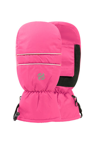 Warm Winter Ladies Golf Mitts - Pink