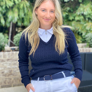 Surprizeshop Women's Golf Belt - Navy