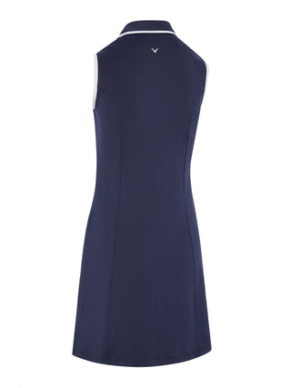 Callaway Golf Ladies Sleeveless Dress with Snap Placket - Peacoat
