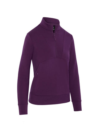 Soft Touch Ladies Golf Pullover - Gloxinia