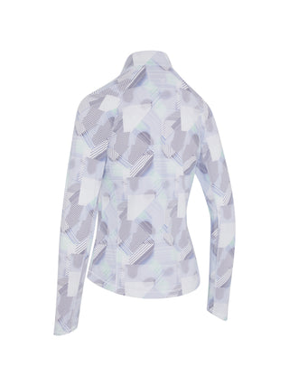 Callaway Active Geo Sun Protection Golf Top - Brilliant White