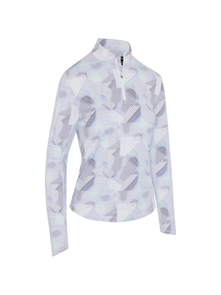 Callaway Active Geo Sun Protection Golf Top - Brilliant White