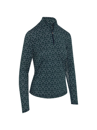 Callaway Framing Geo Long Sleeve Golf Top - Peacoat