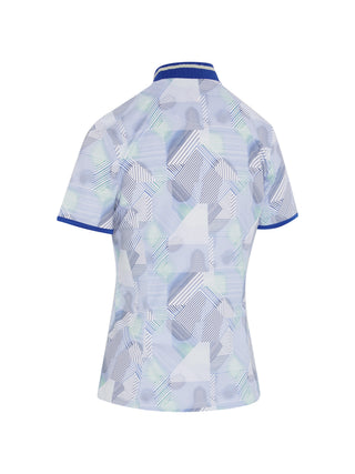 Callaway Active Geo Short Sleeve Polo - Brilliant White