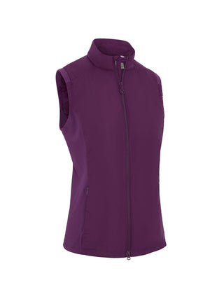 Insulated Ladies Golf Vest - Gloxinia