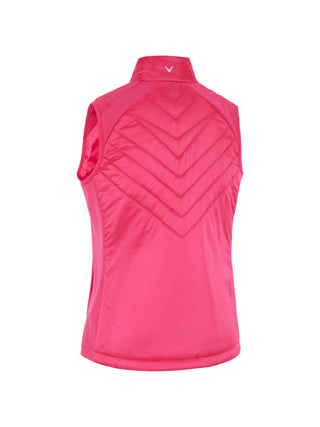 Callaway Golf Ladies Primaloft Gilet - Pink Peacock