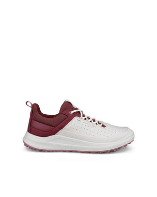 Ecco Core Sneaker Waterproof Ladies Golf Shoes - White/Nocturne