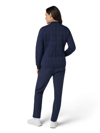 Penguin Ladies Golf Quilted Puffer Jacket - Navy