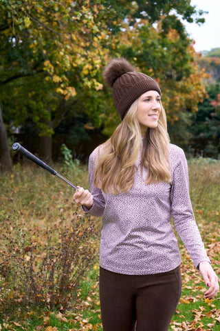 Arusha Long Sleeve Mid Layer - Cocoa Weave