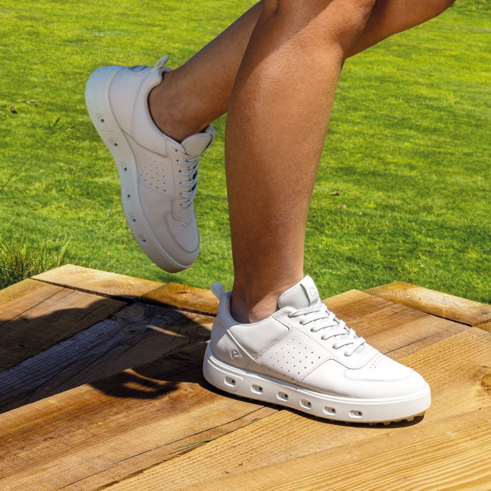 Ecco Golf Street 720 Waterproof Ladies Golf Shoes White