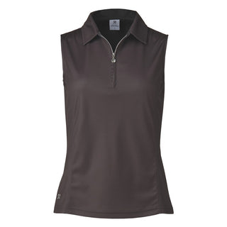 Daily Sports Macy Sleeveless Polo Shirt - Black