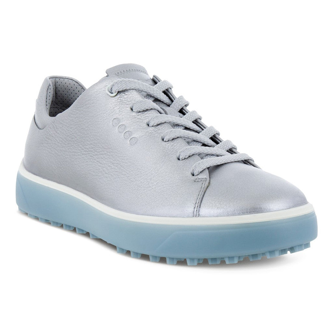 Ecco Ladies Golf Tray Waterproof Golf Shoes Alusilver Arona