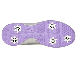 Skechers Jasmine Soft Spike Waterproof Ladies Golf Shoes - Grey / Purple