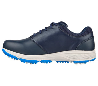 Skechers Jasmine Soft Spike Waterproof Ladies Golf Shoes - Navy / Turquoise