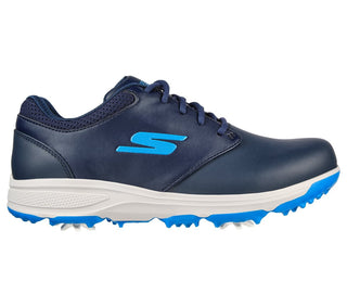 Skechers Jasmine Soft Spike Waterproof Ladies Golf Shoes - Navy / Turquoise