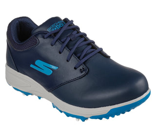 Skechers Ladies Jasmine Soft Spike Waterproof Golf Shoes - Navy / Turquoise