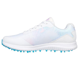 Skechers Go Golf Max 2 Splash Waterproof Ladies Golf Shoes- White/Lavender
