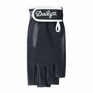 Daily Sports Left Hand Half Finger Sun Glove -  Navy