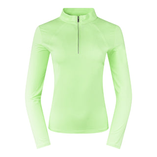 Tail Ladies Amelia Long Sleeve Polo - Honeydew