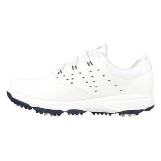 Skechers Go Golf Pro 2 Soft Spike Waterproof Ladies Golf Shoes - White/Navy