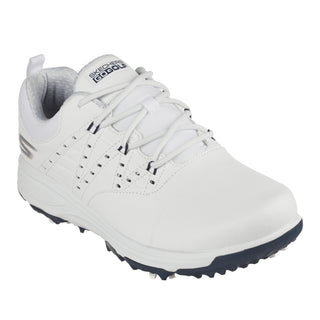 Skechers Ladies Go Golf Pro 2 Soft Spike Waterproof Golf Shoes - White/Navy
