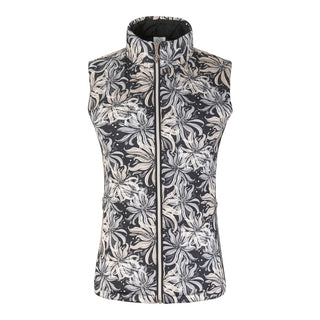 Pure Golf Annona Patterned Ladies Golf  Gilet - Champagne Orchid