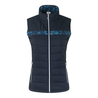 Pure Golf Libra Gilet - Tourmaline Leopard