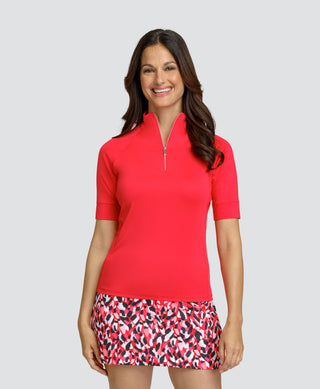 Tail Ladies Atley Short Sleeve Polo - Teaberry