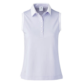 Daily Sports Milia Sleeveless Polo Shirt - Lilac Salvia