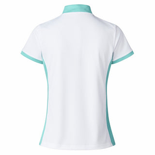 Daily Sports Billie Cap Sleeve Polo Shirt - Lagoon