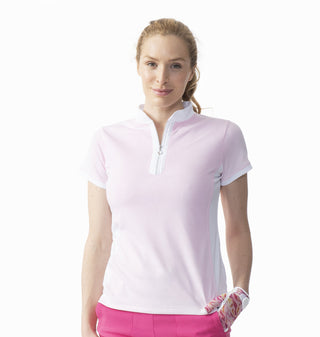 Daily Sports Billie Cap Sleeve Polo Shirt - Pink