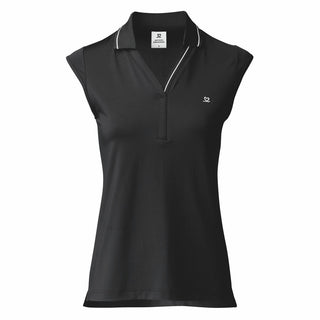 Daily Sports Indra Sleeveless Polo Shirt - Black