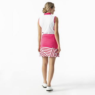 Daily Sports Stripe Pull On Ladies Golf Skort 45 CM- Stripe