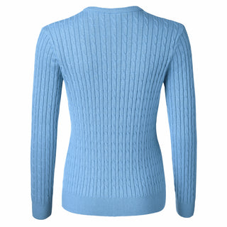 Daily Sports Ladies Madelene Knitted Pullover - Pacific